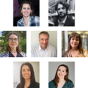 Portraits de Faustine André, Simon Blais Longtin, Giulia Dal Co, Robert David, Josée Paradis, Karine Rolland et Joëlle Varin